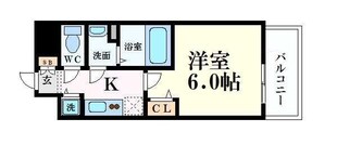 プレサンス梅田東アルファの物件間取画像